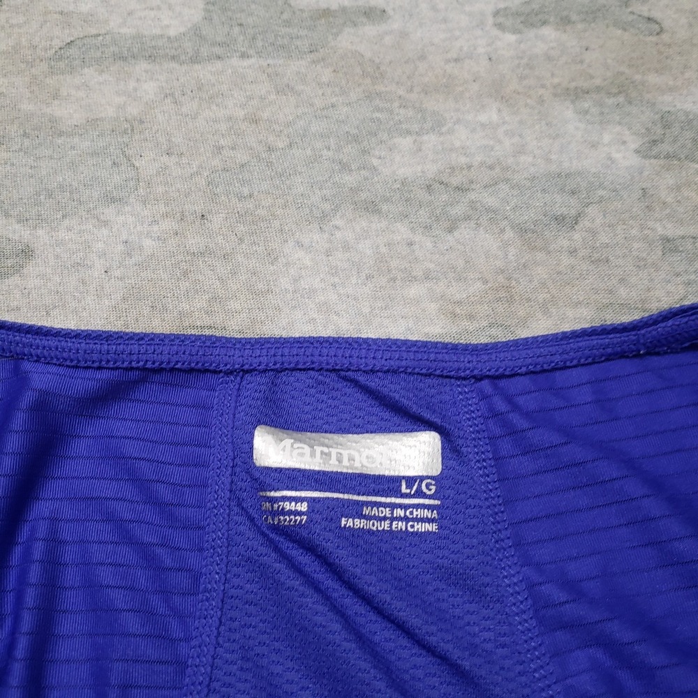 Marmot Top Womens Large Purple Pullover Short Sleeve - Picture 5 of 10